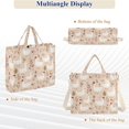 thumbnail image 6 of FORMRS Womens Corduroy Tote Bag Crossbody Shoulder Purse Handbag with Detachable Strap, Cartoon Goose Pattern, 6 of 7