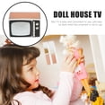 thumbnail image 3 of MIANGASTORE Maison de Poupée Télévision Mini Meubles Modèle Miniature Décoratif, 3 of 6
