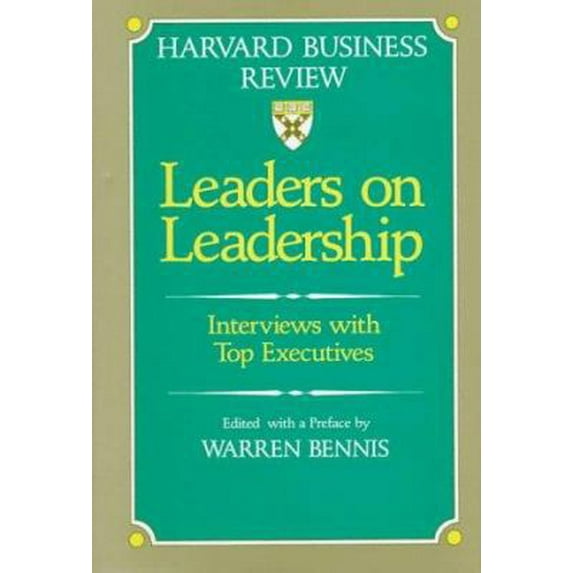 Pre-Owned Leaders on Leadership: Interviews With Top Executives (A Harvard Business Review Book Series) (Hardcover) 0875843077 9780875843070