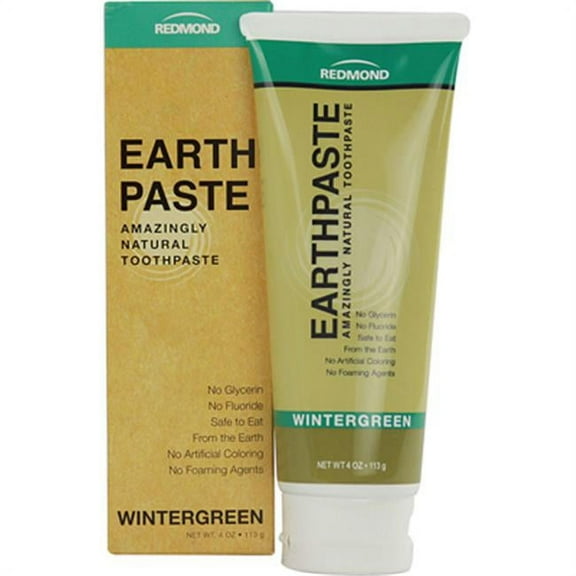 Redmond Trading Company  Earthpaste Natural Toothpaste Wintergreen - 4 oz