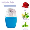 thumbnail image 5 of 2Pack Face Ice Roller, Food-Grade Silicone Ice Roller to Tone skin, Reusable Ice Roller for Face & Eye Puffiness Relief, to Remove Fine Lines Puffiness Anti Wrinkles - Blue+Black, 5 of 6