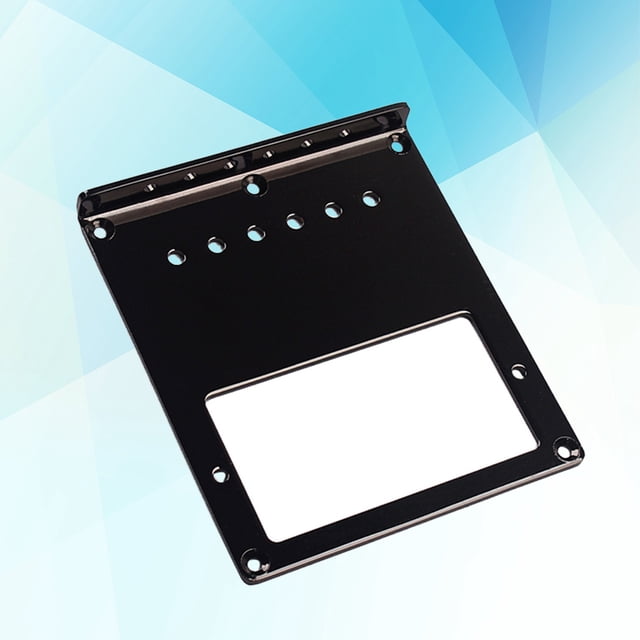 unbranded Puente Para Guitarra Industrial Negro Con Montaje Fácil Para Pastillas De Tamaño Completo