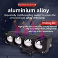 thumbnail image 3 of Faros Auxiliar Lupa Doble Color 4led 120w Para Auto Moto 2pc, 3 of 8