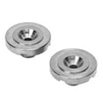 thumbnail image 4 of Guitar Strap Lock, Standard Design 2Pcs Bass Strap Button Metal Firm Fixing  For Replacement Silver,Black,Gold, 4 of 8