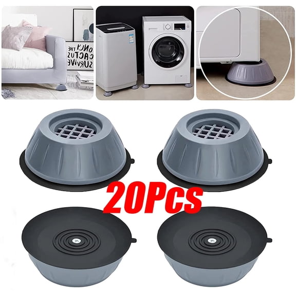 4/8/12/20PCS of Anti Vibration Pads Washing Machine Silent Rubber Feet Refrigerator Base Fixed Non-slip Foot Pad Bracket Accessories