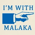 thumbnail image 3 of CafePress - I'm With Malaka, T Shirt - Men's Classic Graphic T-Shirt, 3 of 4