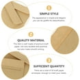thumbnail image 3 of Minkissy 50Set Brown Kraft Envelopes Kraft Paper Beige Retro for Banquets, 3 of 5