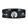 thumbnail image 3 of Tungsten Triathlon Ring, 3 of 8