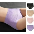 thumbnail image 2 of 4PCS Plus Size Women's Leak Proof Panties, Lady's Leakproof Underwear M-6XL,Ladies Underwear With Incontinence Comfortable for Women 55+, 2 of 10