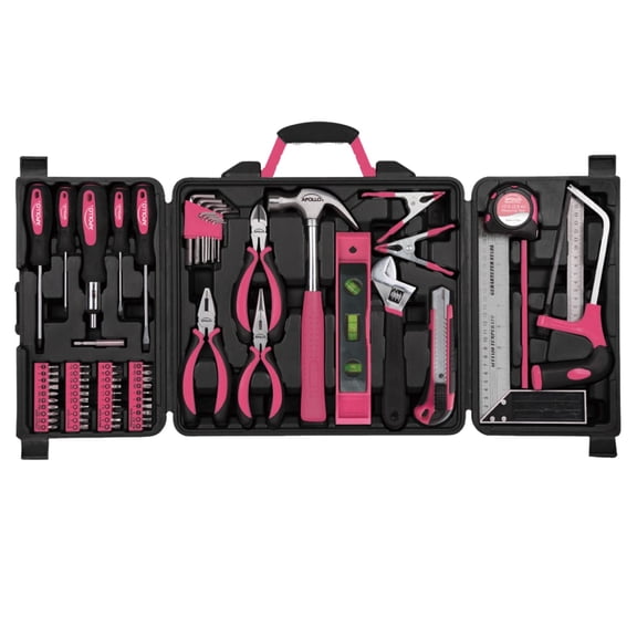 Apollo Tools 71 Piece Household Tool Kit Pink - DT0204P