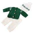 thumbnail image 2 of Accesorios De Fotografía Para Recién Nacidos, Traje De Fotografía De Bebé De Navidad De Bautismo Cómodo Para Cumpleaños De Bebé Para Bautismo De Recién Nacido ANGGREK Verde, 2 of 8