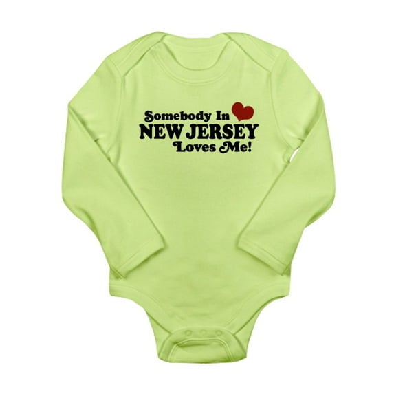 CafePress - Newjerseyloves - Long Sleeve Infant Bodysuit