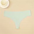 thumbnail image 4 of Panties for Women,Fashion Low Waist Striped Briefs for Women Everyday Comfortable Lace Underwear Panties,Womens Underwear,Mint Green,XL, 4 of 5