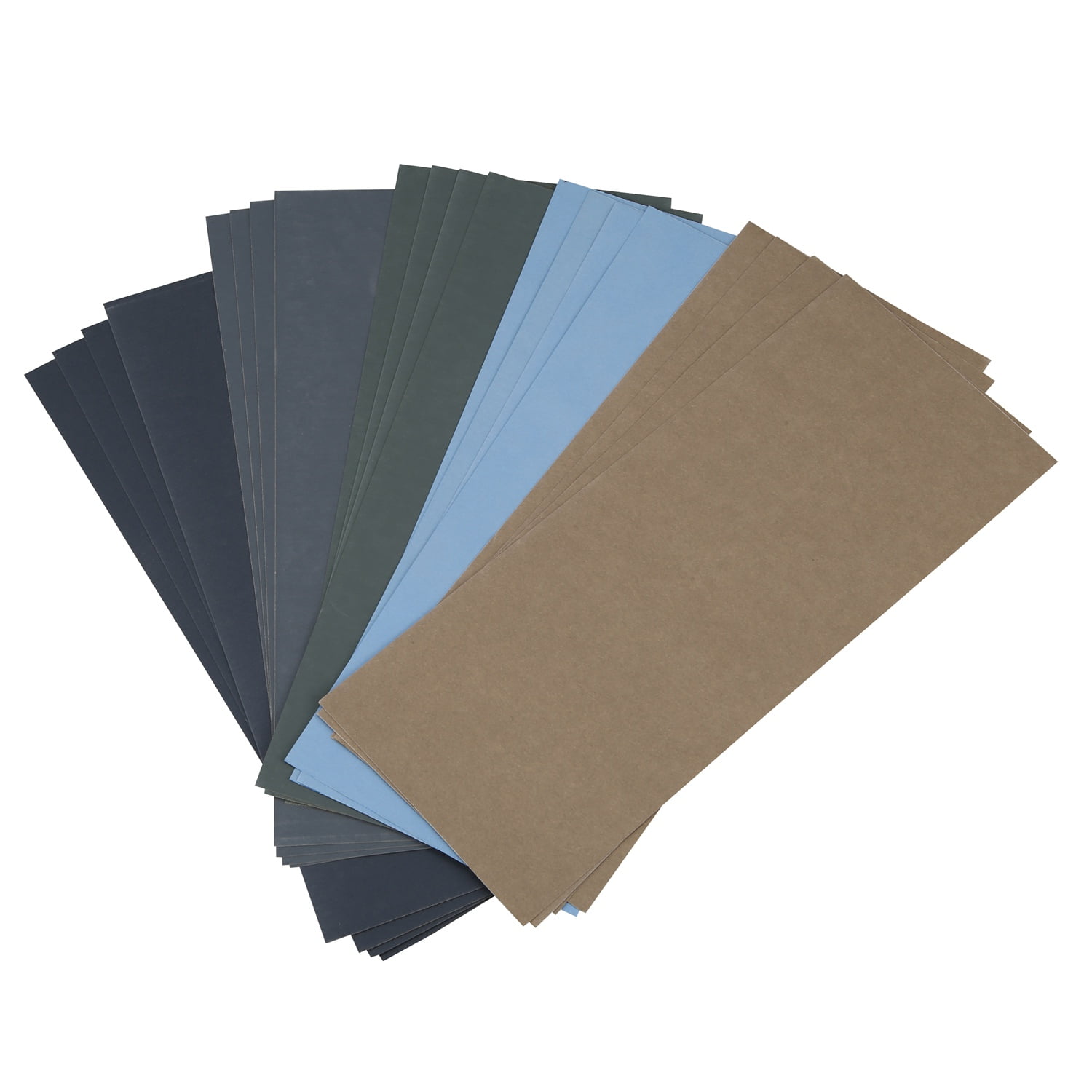 20Pcs Wet Dry Sandpaper, High Grit 1000/2000/3000/5000/7000 Sandpaper Sheets Assortment For Wood Metal Polishing Automotive Sanding, 9 X 3.6 Inch