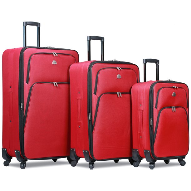 3Piece Spinner Expandable Luggage Set