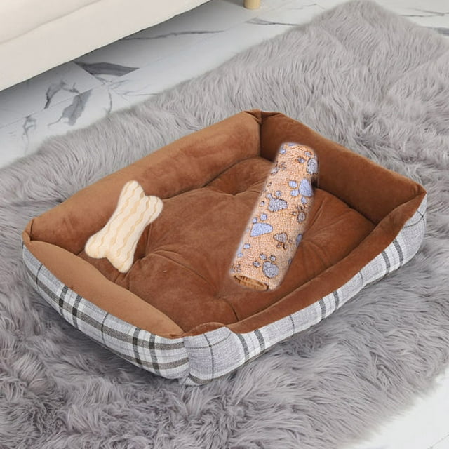 Warm Pet Nest Kennel For Small Medium Large Dogs Puppy Kitten Plus Size Bed with Machine Washable Warm Cozy Large Dog House LZ