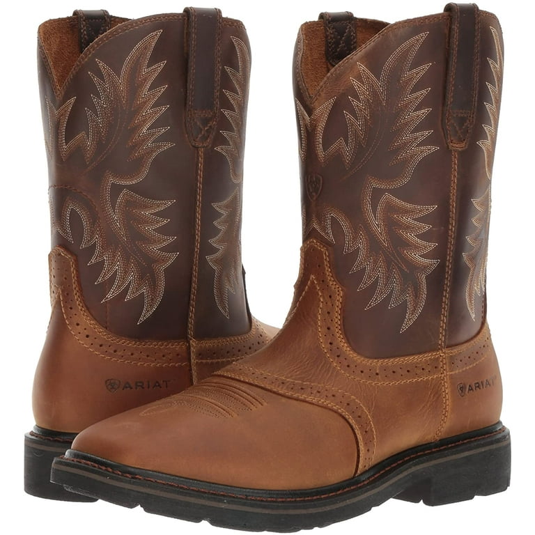 Ariat sierra wide clearance square toe boots