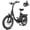 Black, variant on Hopepeak Z10 Folding Electric Bike for Adults, 500W Motor 28 MPH, 48V 13.5Ah Removable Battery, 20" Fat Tire Foldable EBike with 7-Speed,Blue