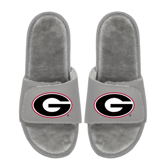 Unisex ISlide  Georgia Bulldogs Logo Fur Slide Sandals