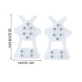 thumbnail image 3 of Ice Cleats For Shoes And Boots, Shoe Spikes For Snow And Ice 10-Tooth Manganese Steel Snow Cleats For Shoes, Low-Temperature Resistant Rubber Traction Grips for Hiking & Winter Safety,5-Pair,M, 3 of 9