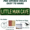 thumbnail image 3 of Little Man Cave, Toddler Boy Room Décor, 4" x 16" Decoration Wall Sign, Kids Room Signs For Door, Boy Décor for Bedroom, Boys Only Sign for Room Boys, 3 of 7