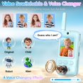 thumbnail image 3 of Walkie Talkies Artman para niños con pantalla, paquete de 2, azul y rosa, 3 of 9