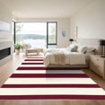 thumbnail image 3 of ODIKA 6'x9' Machine Washable Non-Slip Area Rug, Traditional Burgundy High Traffic Rug with Pad, Red, 1051080, 3 of 8