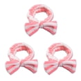 thumbnail image 2 of Minnieouse Diademas Lazo Nudo Elástico Banda para la cabeza Suavidad Franela Diadema para de cara Maquillaje Deportivo Correr Raya blanca roja Type2 NO2 Minnieouse CBP375711, 2 of 6