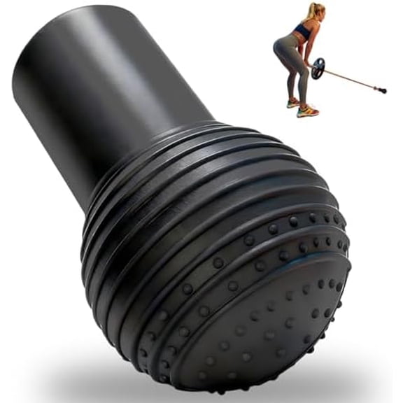 Landmine Attachment for Barbell, 360° Rotation for Row, Split Squat, Press in Home Gym, Natural Rubber 2" Olympic Bar Fit