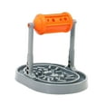 thumbnail image 2 of Comederos para perros de alimentación lenta, cuencos para comer lentamente, rompecabezas de comida para perros, juguete para entrenar el coeficiente intelectual. Naranja, 2 of 9
