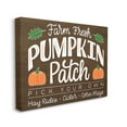 thumbnail image 3 of Farm Fresh Pumpkin Patch Sign Holiday Graphic Art Gallery Wrapped Canvas Print Wall Art, 3 of 7