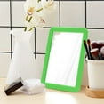 thumbnail image 2 of Rectangular Makeup Mirror - Portable, Glass Surface, Frame, Adhesive Backing, for Lockers, Travel, Daily Use, 2 of 6