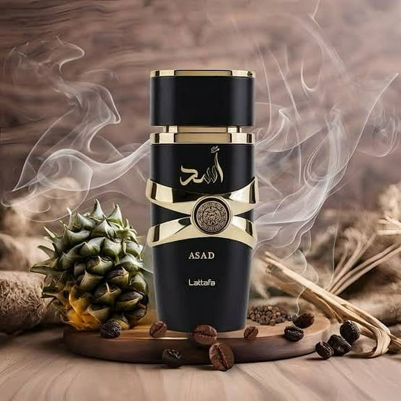 LATTAFA ASAD 3.4 oz Eau de Parfum (EDP) for Men & Women – Unisex Fragrance from U.A.E. – Long-Lasting, Woody & Spicy Scent