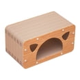 thumbnail image 1 of Rectángulo Cat House Scratching Bed Scratch Pad Hut Furniture Protector Cat Scratcher Cartón para gatos pequeños, medianos y grandes Kitty, 1 of 9