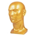 thumbnail image 3 of Vaveren Male Mannequin Head Freestanding Stand for Making Market Barber Shop Gold, 3 of 8