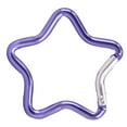 thumbnail image 1 of Mousqueton à Ressort en Forme d'Étoile en Alliage d'Aluminium pour Activités Extérieures - Idéal pour la Randonnée et les Voyages avec Coussin en Caoutchouc Sécurisé, 1 of 2