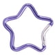 thumbnail image 1 of Llaveros con mosquetón de aleación de aluminio con cierre de resorte en forma de estrella para mochilas, acampadas, senderismo y viajes. Almohadilla de goma antideslizante., 1 of 2