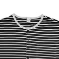 thumbnail image 5 of Tisuna Long Sleeve T-Shirts For Men Stretch Henley Neck Tops Men Striped Tshirts For Everyday Wear Size L, 5 of 8