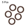 thumbnail image 2 of Fluorine Rubber O-Rings 18mm OD 12mm ID 3mm Width FKM Seal Gasket, Brown 5pcs, 2 of 3