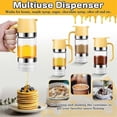 thumbnail image 3 of Dispensador de miel de 283 ml (10 oz), gotero de vidrio antigoteo con asa, dispensador de miel para pan, café o té., 3 of 5