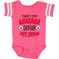 thumbnail image 3 of Inktastic That's My Awesome Brother out There with Soccer Balls Boys or Girls Baby Bodysuit, 3 of 5
