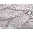 thumbnail image 2 of Soimoi Purple Poly Georgette Fabric Stripe Line & Clover Floral Printed Fabric 1 Yard 52 Inch Wide, 2 of 3