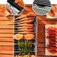 thumbnail image 5 of Barbacoa portátil de carbón - Parrilla plegable para acampada y viajes, acero inoxidable 430, 10,43x7,28x2,75 pulgadas, ligera y fácil de montar, 5 of 6