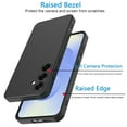thumbnail image 5 of For Samsung Galaxy S25 Plus Case, Liquid Silicone Phone Case for Samsung Galaxy S25 Plus, Ebizware Shockproof Full-Body Protective Rugged Rubber Slim Cover with Microfiber Lining - Black, 5 of 10