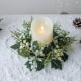 thumbnail image 4 of Adornos navideños, candelabro, corona, centro de mesa, cereza Artificial, Pinecone, guirnalda, Año Nuevo, Navidad, decoración de boda, 4 of 4