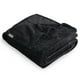 thumbnail image 1 of Manta de Felpa Bare Home Textura de Chevron Microfibra Difusa Suave y Afelpada Tamaño King Color Negro, 1 of 7