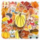 thumbnail image 1 of Paquete de pegatinas de Acción de Gracias Otoño, 50 unidades, calabaza y pavo, 1 of 2