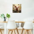 thumbnail image 3 of NEONWE Cute Pig Wall Art Colorful Flowers Butterfly Nature Pictures 12x12 Framed Modern Farmhouse Funny Artwork Canvas Art Prints, 3 of 7