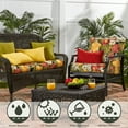 thumbnail image 5 of Greendale Home Fashions 24 x 24 in. Aloha Black Floral Premium 2-Piece Deep Seat Cushion Set, 5 of 9