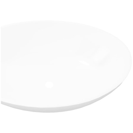 vidaXL ラグジュアリー セラミック 洗面ボウル 楕円形洗面台 白色 40x33cm ハードウェア 配管 配管器具 シンク 洗面器 代引不可
